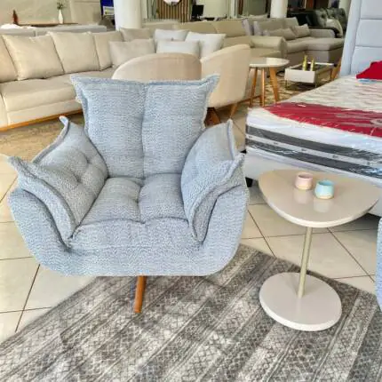 Poltrona Lora Giratoria Opala Extra Macia (3097)