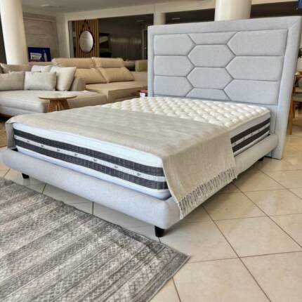 Cama Estofada Queen com Colchão Premium CASTOR (3145-2876-3385) - Imagem 3