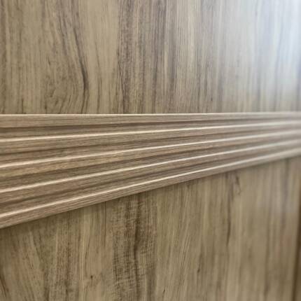 Roupeiro 2,01m 2 Portas Deslizantes Zurique com 1 Espelho (4515) - Imagem 7