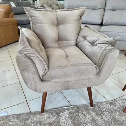 Poltrona Lora Opala Extra Macia - Veludo (1218) - Imagem 3