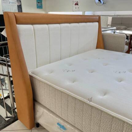 Cabeceira Queen 1,68m Cassia Boucle com Caramelo (5325)