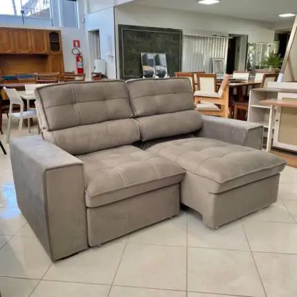 Sofa 2,00m Nantes Bege (1043) - Imagem 2