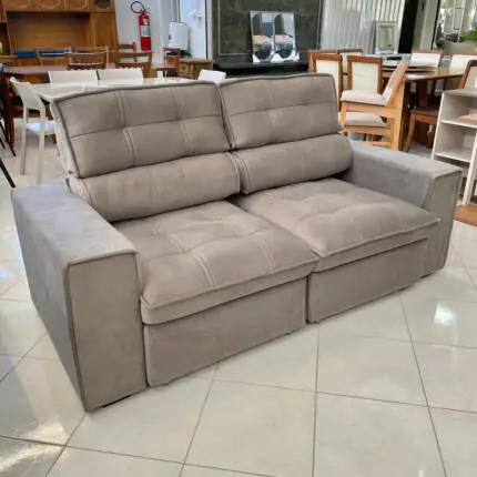 Sofa 2,00m Nantes Bege (1043) - Imagem 3