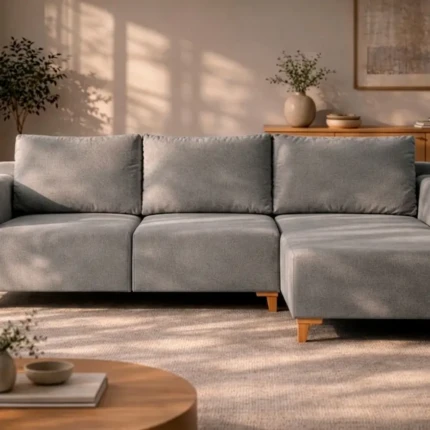 Sofa 2,45m com chaisse Arami (6195)