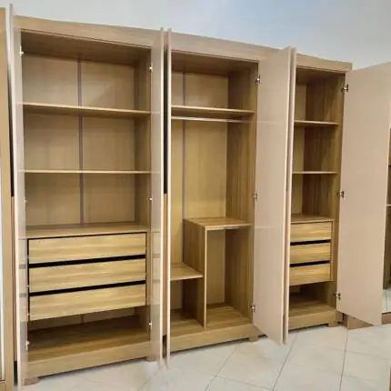 Roupeiro 2,69m 6 Portas N566 Com Espelhos (5704) - Imagem 4