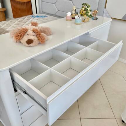 Quarto Infantil Alto Padrão MDF Branco - 03 Peças - Imagem 3