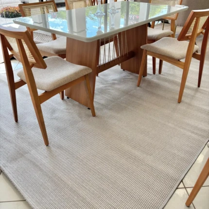 Tapete 3,00m x 2,50m Buzios Sisal Lual Cinza (6591) - Imagem 1