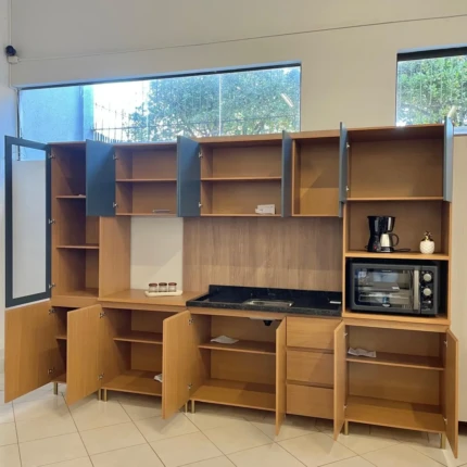 Cozinha 3,20m 100% MDF Florença Azul (3721) - Imagem 3
