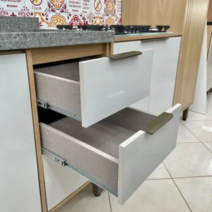 Cozinha 3,20m Gloria Carvalho com Off White (5889) - Imagem 3