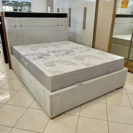 Cama Baú Queen 1,58m com Colchão Ecoflex de Espuma Firme (6078-1561) - Image 1