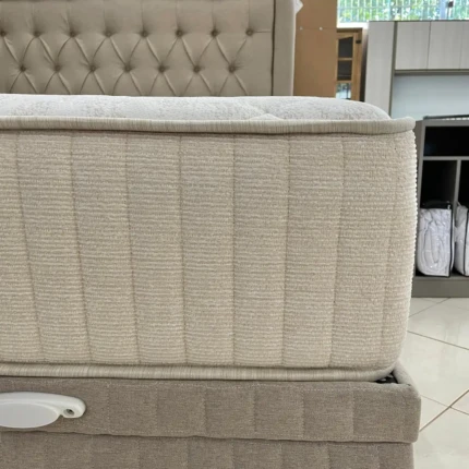 Cj. Box QUEEN 1,58m Maze com BAÚ Linho ECOFLEX – 2 em 1 (5115-3761) - Imagem 3