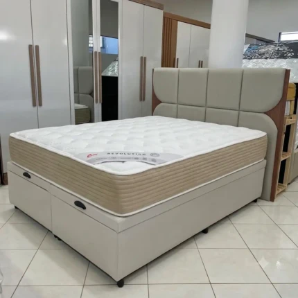 Cj. Box QUEEN 1,58m com BAÚ CASTOR (5115-941) - Imagem 2