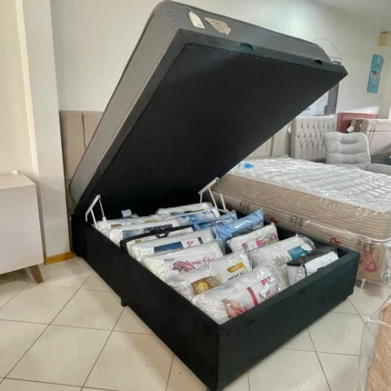 Base de Box com Baú Alto - Casal 1,38m (1066) - Imagem 5