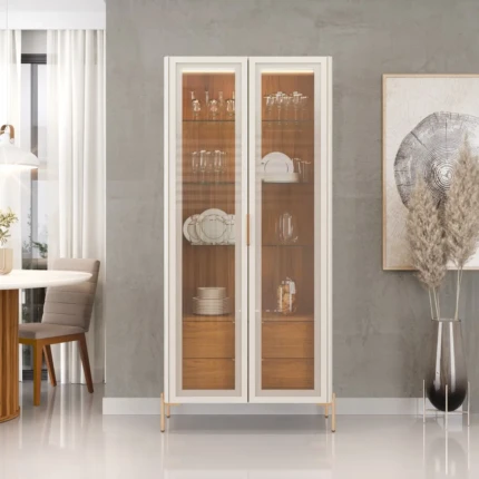 Cristaleira Olivia 80cm com LED (5340) - Imagem 8