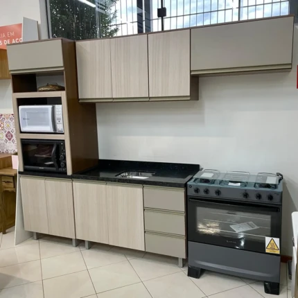 Cozinha 2,70m Luana 100% MDF Modulada (6044-2)