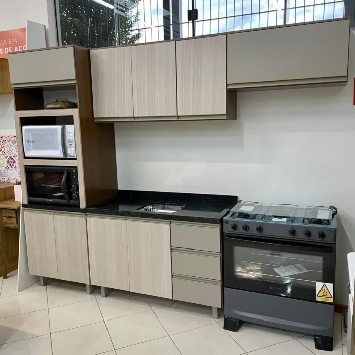 2.70m - Mayer - Cozinha Luana MDF Munique com Kit forno, 2 aérios, 1 basculante (R$ 2.100, 25 06 2026) (1)