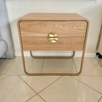 Mesa de Cabeceira Dourado Hannover 28062 60cm (3038)