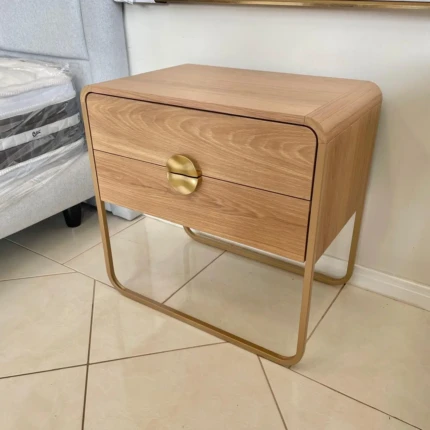 Mesa de Cabeceira Dourado Hannover 28062 60cm (3038) - Imagem 4