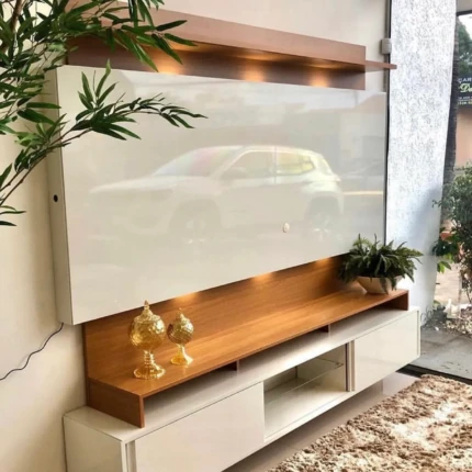 Painel 1,80m Home TB112L 100% MDF com Luz de LED (1160) - Imagem 4