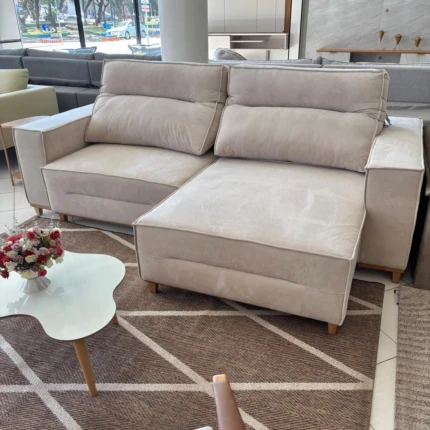 Sofa 2,60m Taylor Enele em Veludo Impermeavel (1241)