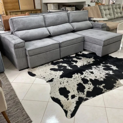 Sofa 2,84m Serenade em Boucle com Braço Almofadado (6675) - Imagem 5