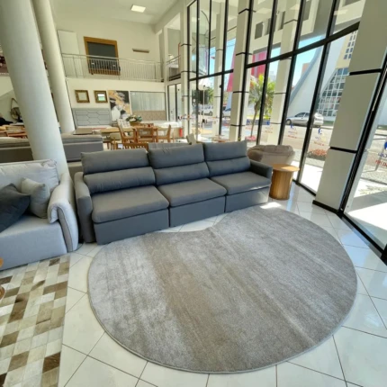 Tapete Orgânico 2,95m x 1,95m Ecletik Platina (3081)