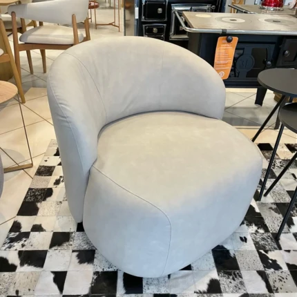Poltrona Lecce giratórai em Couro Eco Nobre (4274) - Imagem 3