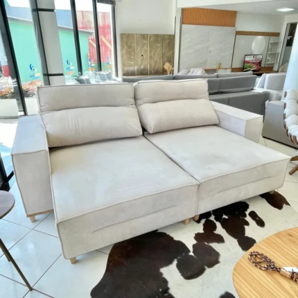 Sofa 2,60m Taylor Enele em Veludo Impermeavel (1241) - Imagem 5