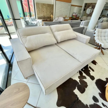 Sofa 2,60m Taylor Enele em Veludo Impermeavel (1241) - Imagem 3