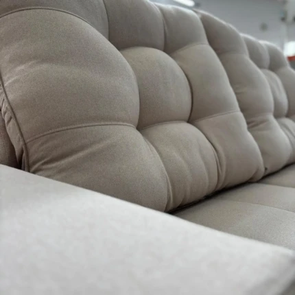 Sofa 2,50m Ferrero em Linho bege (4612) - Imagem 4