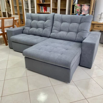 Sofa 2,50m Ferrero Chumbo (6272) - Imagem 1