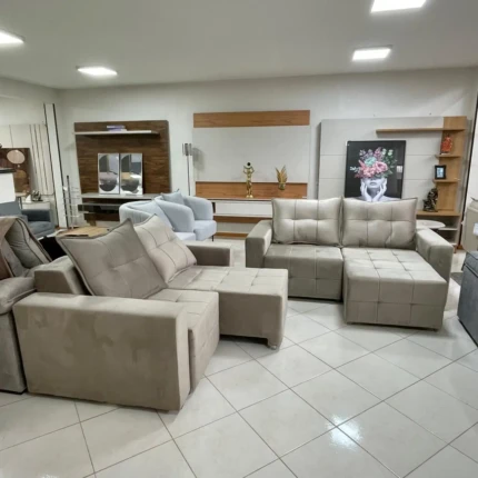 Sofá 3 e 2 Lugares Retrátil Fascinio (6107) - Imagem 8