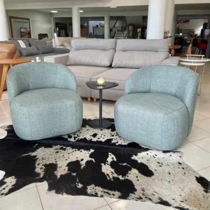 Poltrona Lecce giratória Verde (5268)