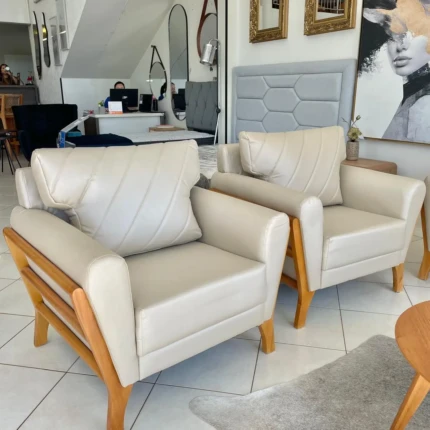 Conjunto Sofá 3 Peças em Tecido Impermeavel (2465-5542) - Imagem 3