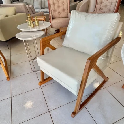 Mesa Lateral dupla side Off White (4555) - Imagem 4