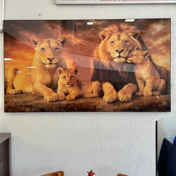 100cm x 180cm - Quadro VIDRO FAMILIA LEAO (CD 1917) (1)