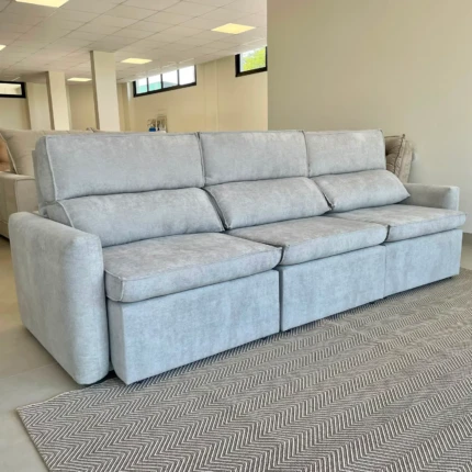 Sofá 2,70m IMPERMEAVEL Santiago Cinza Retrátil (6197) - Imagem 5
