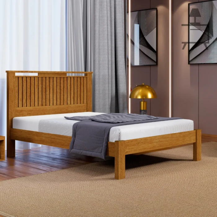 Carmolar - Cama Casal Alaska Ripada Naturale (CD 4324) (1)