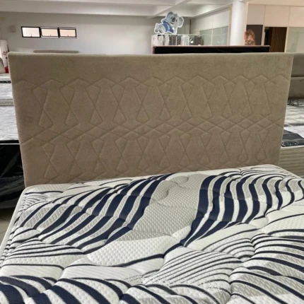 Cabeceira Casal 1,40m Avaron 3D Boucle Bege (5489) - Imagem 3