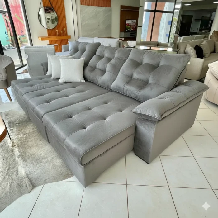 2,90m - FERRERO BOUCLE CINZA TEC 3390 (CD 4035)