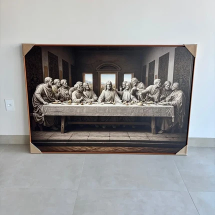 Quadro Santa Ceia 1,55m x 1,05m em Canva (2981) - Imagem 3