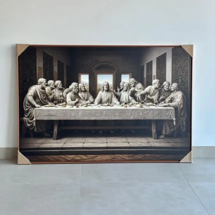Quadro Santa Ceia 1,55m x 1,05m em Canva (2981)