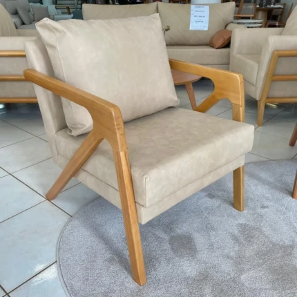 Poltrona Amber Omega Bege (4111)