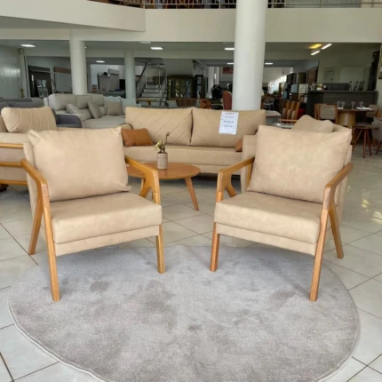 Poltrona Amber Omega Bege (4111) - Imagem 4