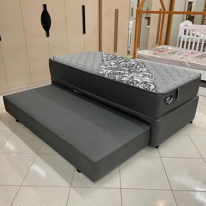 Conj Box Unique Solteiro com Cama Auxiliar CD 887 + 5563 (2)