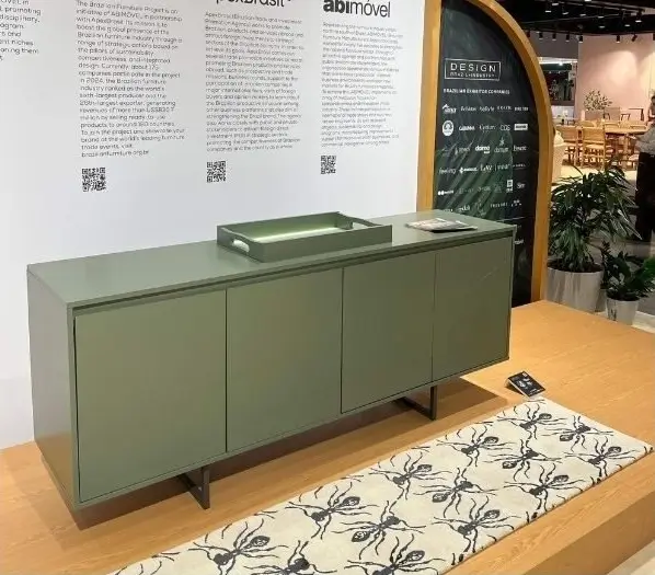 1,80m - Artely - Buffet Serra do Mar VERDE MENTA (CD 4717) foto