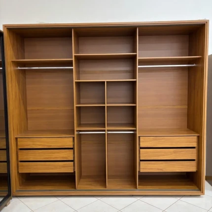 Roupeiro 2,76m MDF Concept com Porta de Espelho inteiro (2639) - Imagem 4
