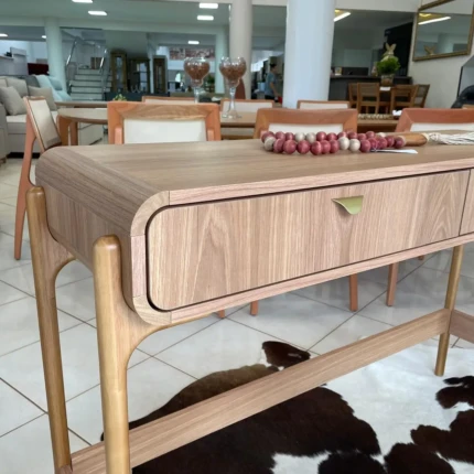 Aparador 1,25m Hannover com Pés em Madeira (3899) - Imagem 3