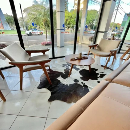 Poltrona Eclipse Champagne Tecido Linho (5892) - Imagem 4