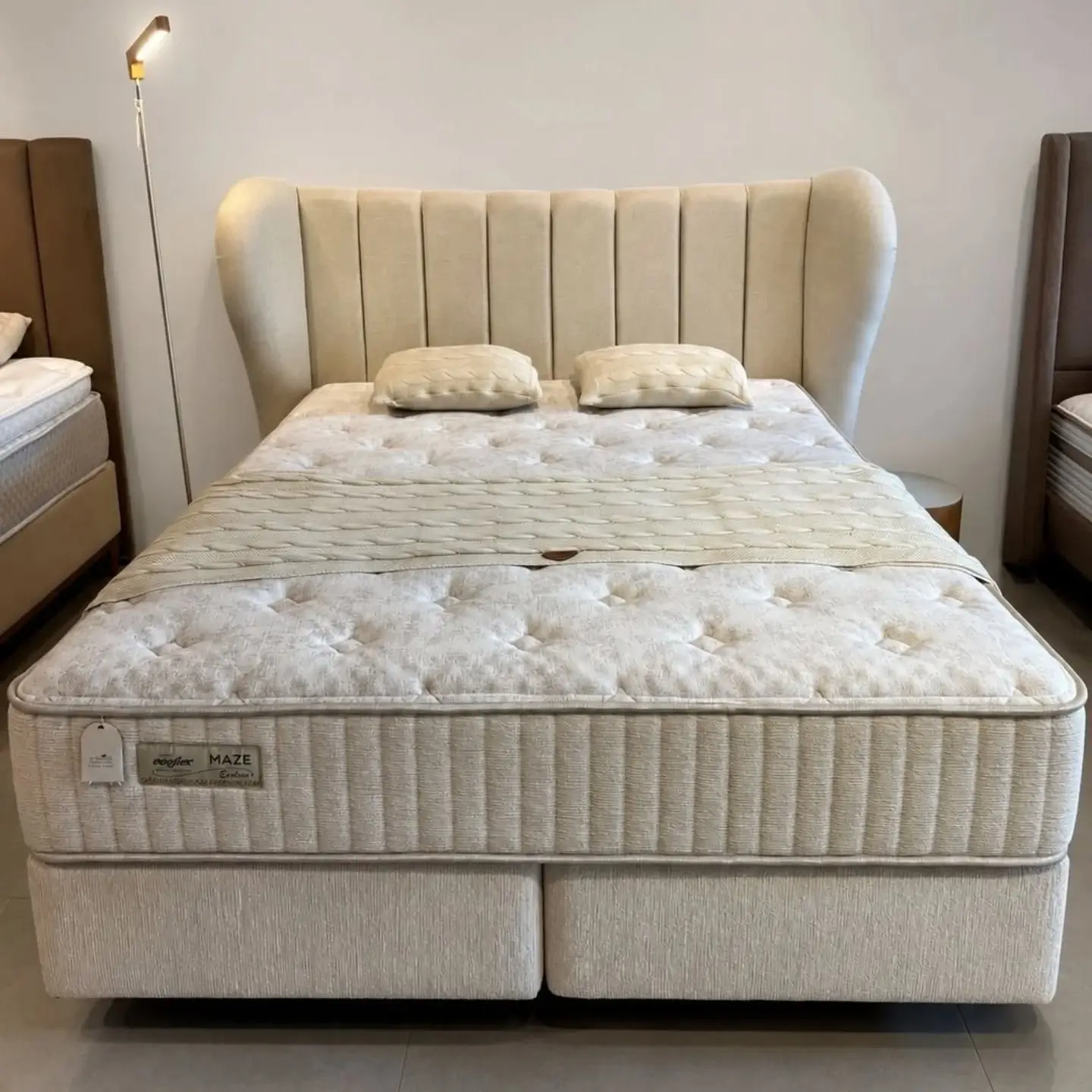 Cj. Box QUEEN 1,58m Maze Espuma Springer – Ecoflex (5115) - Bella